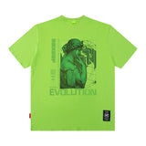 Men T Shirt Printed Short-Sleeved T-shirt Boys Casual Loose