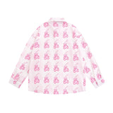 Men Long Sleeved T Shirt Printed Long Sleeve Shirt Boys BF Loose Casual Spring and Summer Shirt