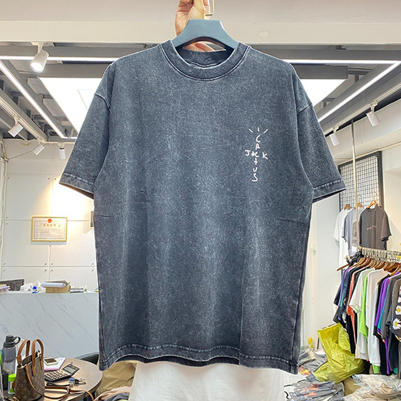 Men  CACTUS JACK T Shirts Drop-shoulder sleeve