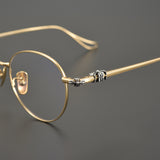 CHH Chrome Hearts Glasses Versatile Retro Pure Titanium Glasses Frame Ultra Light Myopia Glasses Frame