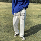 Men Sweatpants Casual Pants Male Letter Spring and Autumn Sports Pants Straight