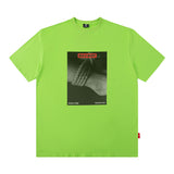 Men's T Shirt Printed Short-Sleeved T-shirt Men's and Women's American Retro Loose