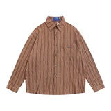 Men Long Sleeved T Shirt Long Sleeve Shirt Men's Loose Spring and Autumn Leisure Shirt Outer Wear Lapel Street