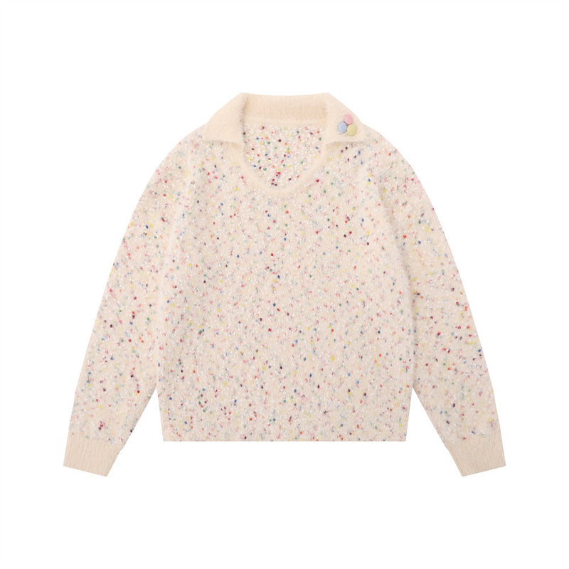 Women Sweater Girls' Autumn Loose Casual Long Sleeves Sweater