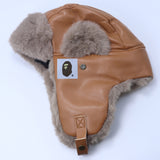 Bathing Ape Hat Thickened Fleece Cold Protection Warm Ear Protection