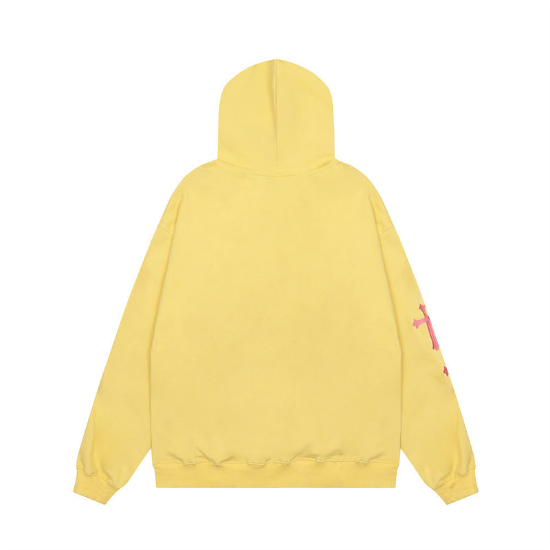 Men Hoodie Embroidered Hoodie Men's Hiphop Loose