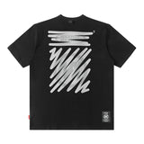 Men T Shirt Printed Summer Short-Sleeved T-shirt Men's Vibe Style Loose