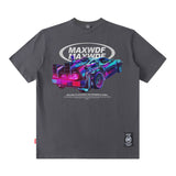 Men's T Shirt Printed Short-Sleeved T-shirt Men's Ins Trendy Loose Casual