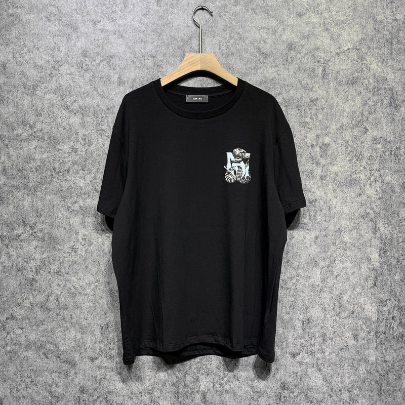Amiri T Shirt Rattlesnake Printed Casual Round Neck