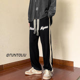 Men Sweatpants Fashion Brand Ins Summer Sports Straight Baggy Pants