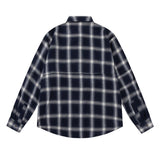 Men Long Sleeved T Shirt Retro Plaid Long Sleeve Shirt Men Spring Autumn Outerwear Tops Casual Loose