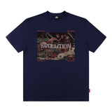 Men T Shirt Printed Short Sleeve T-shirt Men's and Women's Printed Loose
