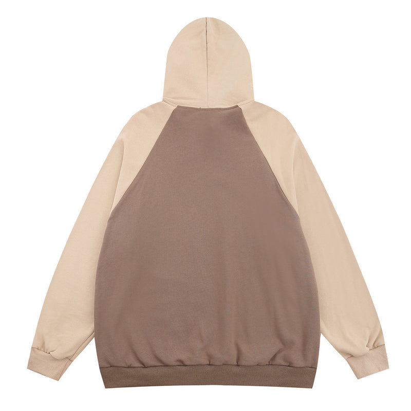 Men Hoodie Retro Figure Printed Hoodie