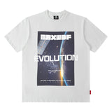 Men T Shirt Loose High Street Short-Sleeved T-shirt Men's Fashion Printing