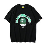Bathing Ape T Shirt Summer Camouflage Ape Head Short Sleeve T-shirt