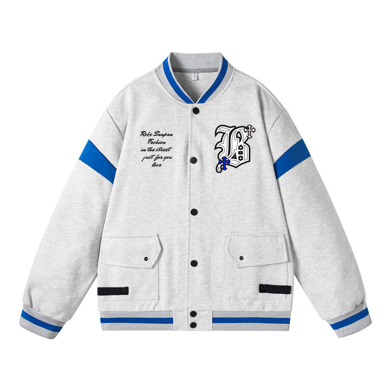 Varsity Jacket Vintage Baseball Uniform Men's Autumn Couple Jacket American Jacket Men