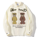 Men Long Sleeved T Shirt Long Sleeve Shirt Men's Design Loose Niche Puff Print Shirt