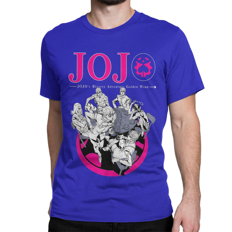 Golden Wind Bruno's Gang Japanese Anime T-Shirt for Men Wome