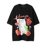 Men T Shirt Hiohip Short Sleeve T-shirt Men and Women Casual