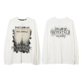 Men Long Sleeve Shirt Long Sleeve T-shirt Men's and Women's Ins Fashion Brand Loose Couple Sweater