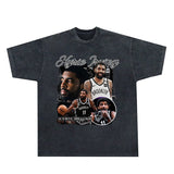 Kendrick Lamar T Shirts Vintage Washed Old Loose Short Sleeves