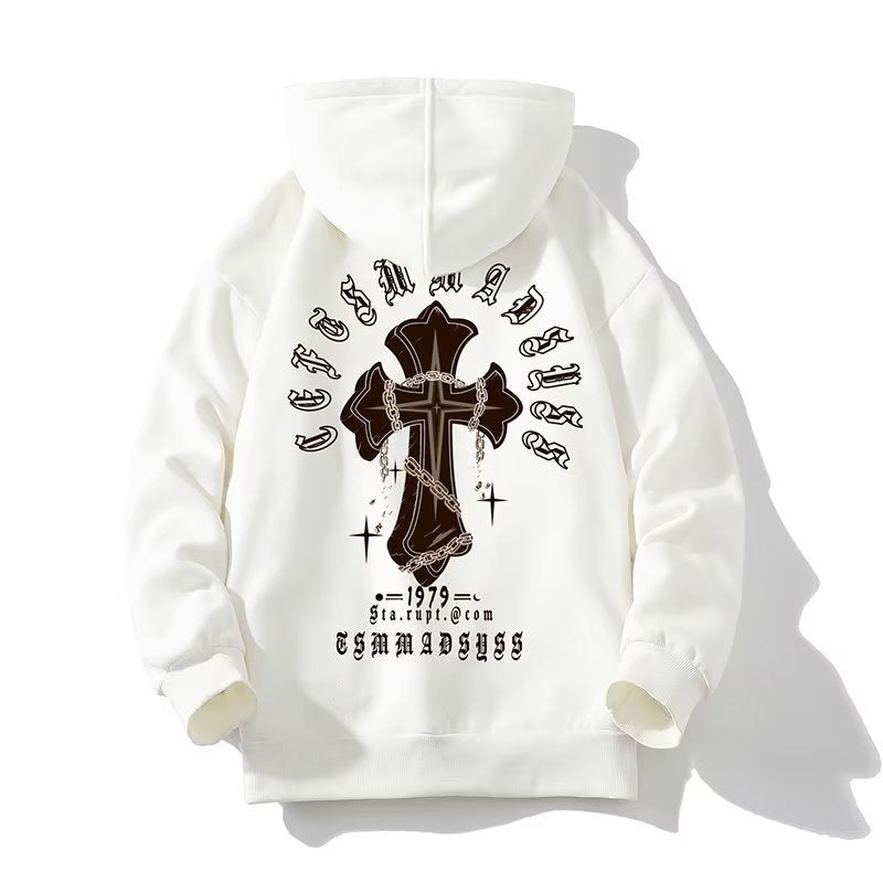 Men Hoodie West Coast Sweater Men's Autumn and Winter Hooded Jacket