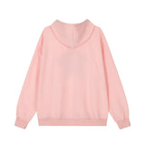 Men Hoodie Sweater Man Pair-Way Zipper Stitching Loose Cool Hoodie Autumn and Winter Clothing