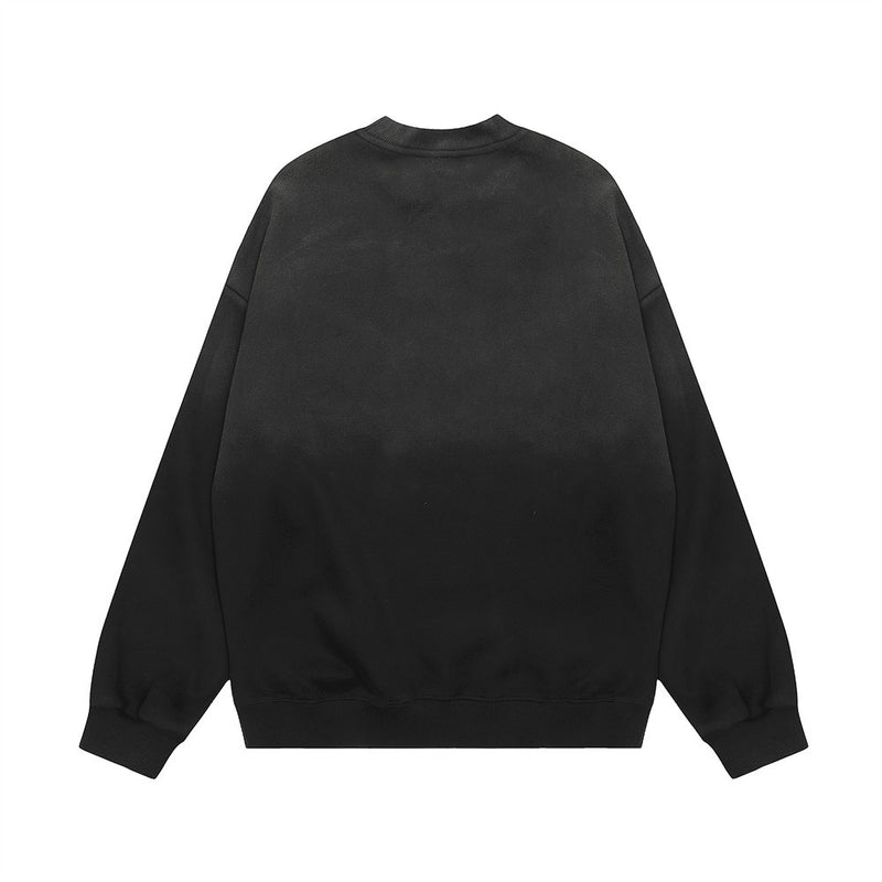 Men Hoodie Letter Print Sweatshirt Spring and Autumn Leisure Long Sleeve Men