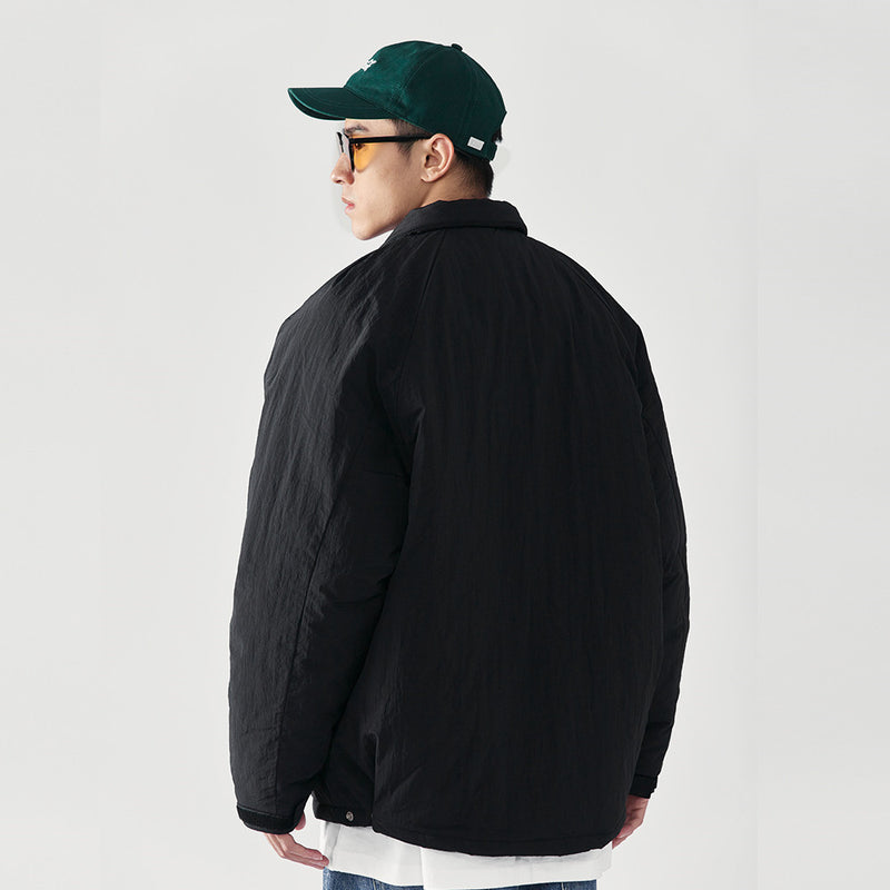 Men Cotton Padded Jacket Coat Winter Ins Cotton Padded Jacket Men's Jacket Casual Loose Letter Cotton Padded Coat