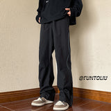 Men Sweatpants Men's Spring and Autumn Fashion Brand Workwear Pants Straight Mop Casual