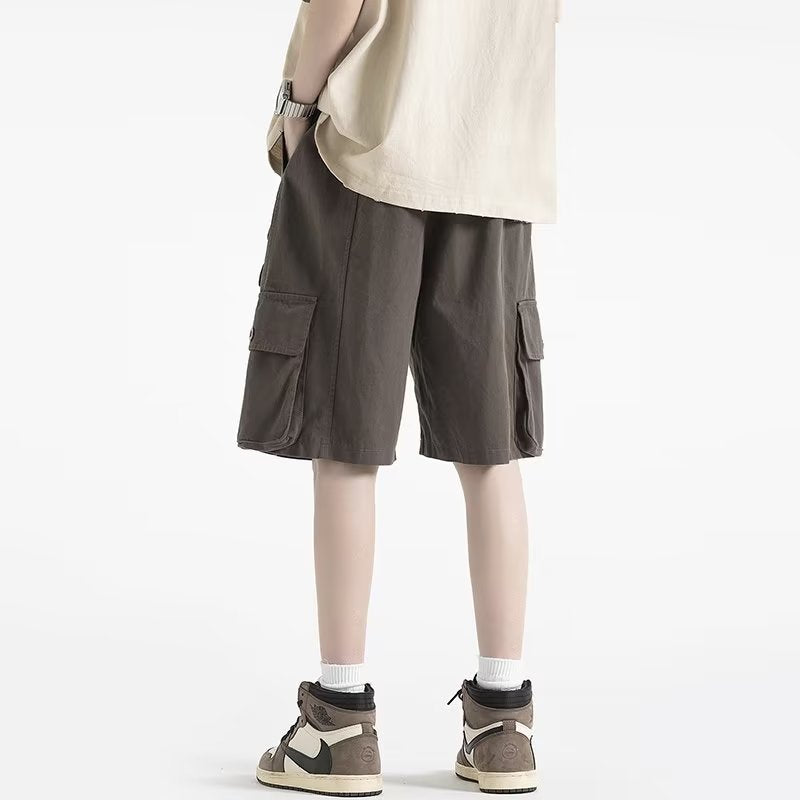 Men Sweatpants Workwear Shorts Men's Summer Loose Casual Pants