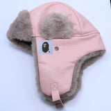 Bathing Ape Hat Thickened Fleece Cold Protection Warm Ear Protection