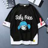 Sally Face T Shirts Supremeforce Adventure Puzzle Solving Costume Sally Face