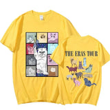 2024 The Eras Tour Cat Printed T-Shirt Women's Fashion