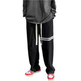 Men Sweatpants All-Match Loose Wide Leg Leisure Straight Sports Pants