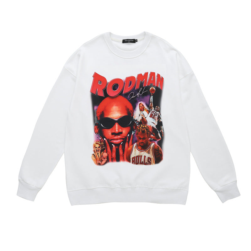 Men Long Sleeve Shirt Men and Women Hiphop Couple Hip Hop Retro Ins Top