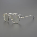CHH Chrome Hearts Glasses Double Beam Big Face Titanium Frame Myopia Glasses Frame