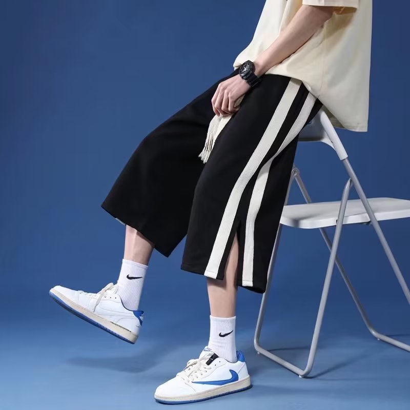 Men Sweatpants Shorts Men Summer Trendy Loose Leisure Sports
