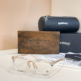 CHH Chrome Hearts Glasses Line Striped Two Color Legs 925 Sterling Silver Edition