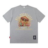 Men T Shirt Printed Short-Sleeved T-shirt Boys Casual Loose Summer