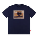 Men's T Shirt Printed Short-Sleeved T-shirt Men's and Women's Loose round Neck