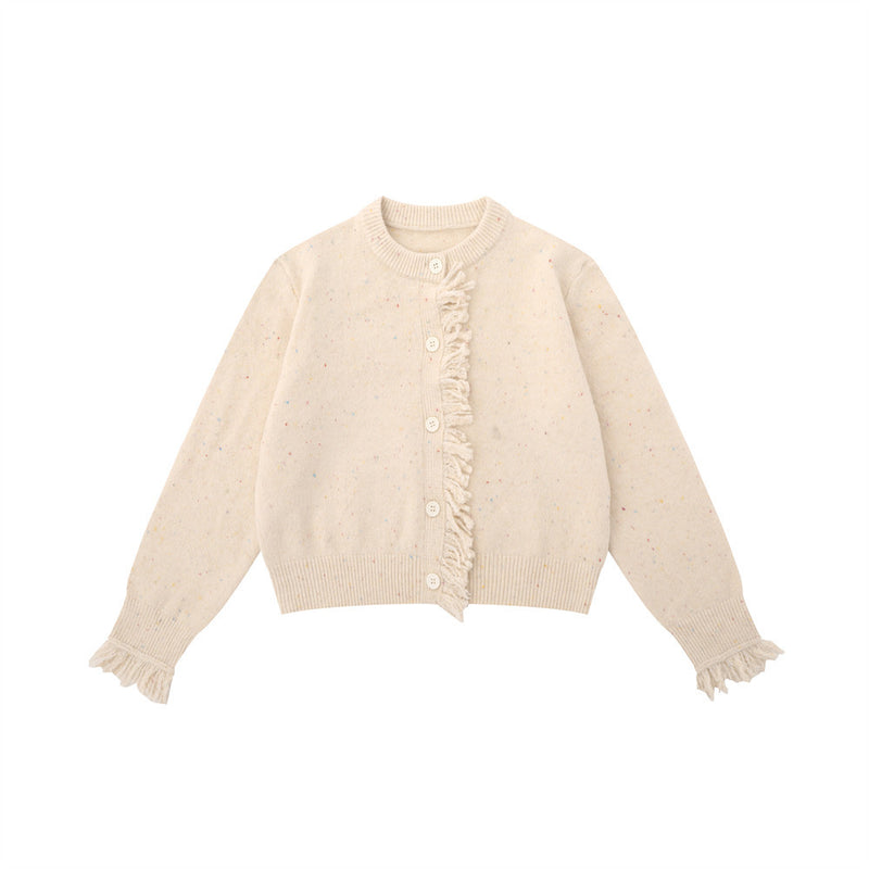 Women Sweater Girls' Autumn Leisure Short Sweater Coat