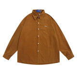 Men Long Sleeve T Shirt Spring and Autumn Leisure Long Sleeve Shirt Simple, Loose and Versatile Lapel Shirt