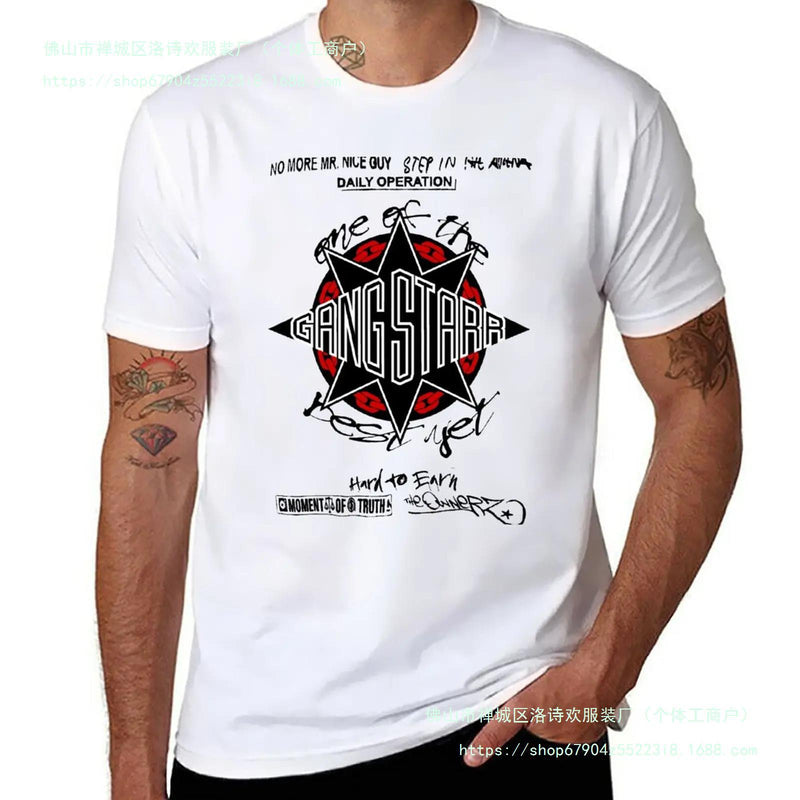 Gang Starr The Discography T-Shirt blacks boys whites