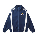 Men Hoodie Spring and Autumn Sports Loose Sweater Men's Stitching Decorative Coat