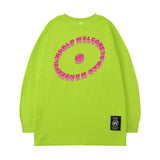 Men Long Sleeve Shirt Preppy Style round Neck Long Sleeve T-shirt Men and Women Street Hip Hop Couple