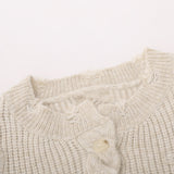 Women Sweater Cardigan Sweater Girls Casual Solid Color Short Spring and Autumn