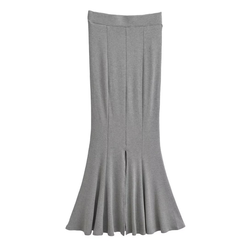 Women Skirt Spring Midi Skirt Fishtail Dress Long Skirt
