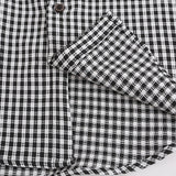 Men Long Sleeved T Shirt Contrast Color Stitching Long-Sleeved Shirt Men's Lapel Shirt Coat Spring and Autumn