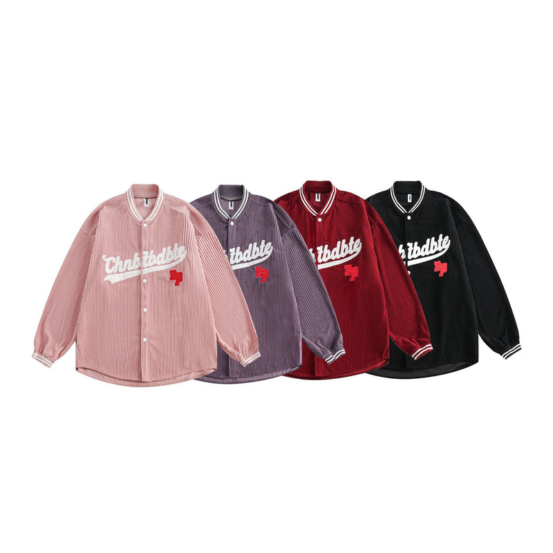 Unisex Jacket Fall Letter Print Jacket Women's Clothing